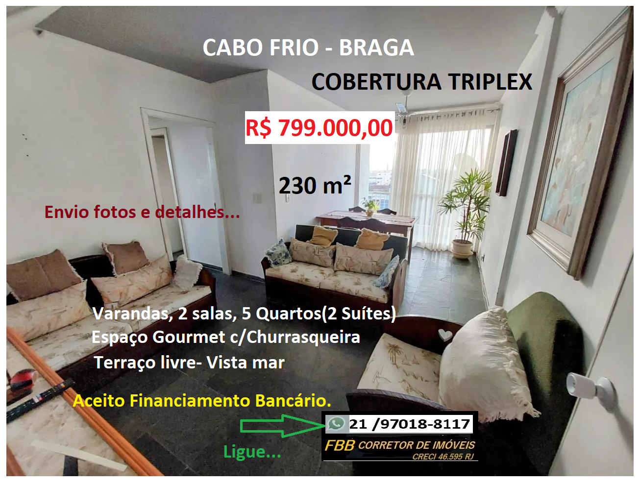 Apartamento para Venda em Cabo Frio, Braga