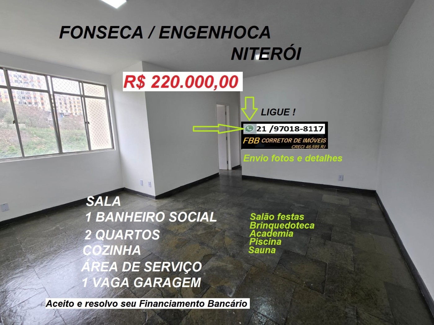 Apartamento para Venda em Niteri, Engenhoca