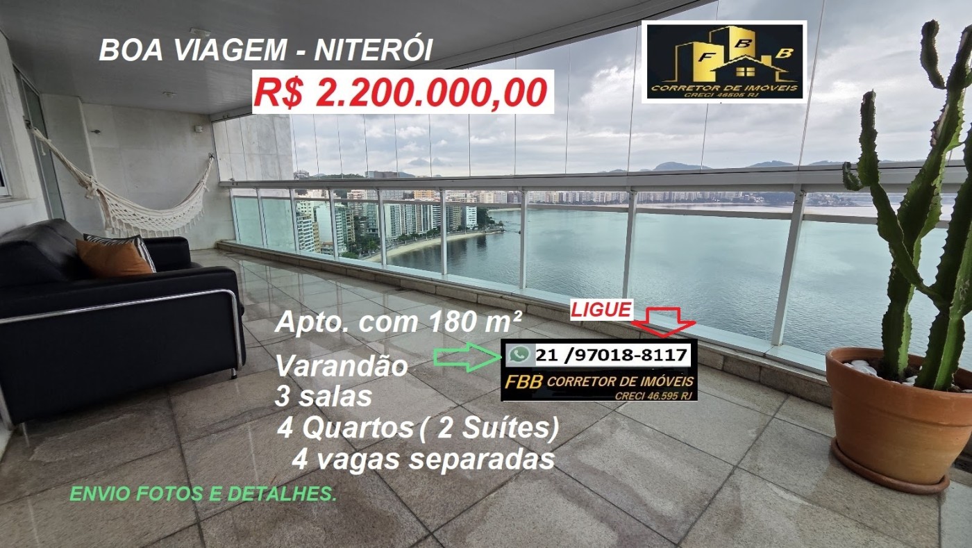 Apartamento para Venda em Niterói, Boa Viagem