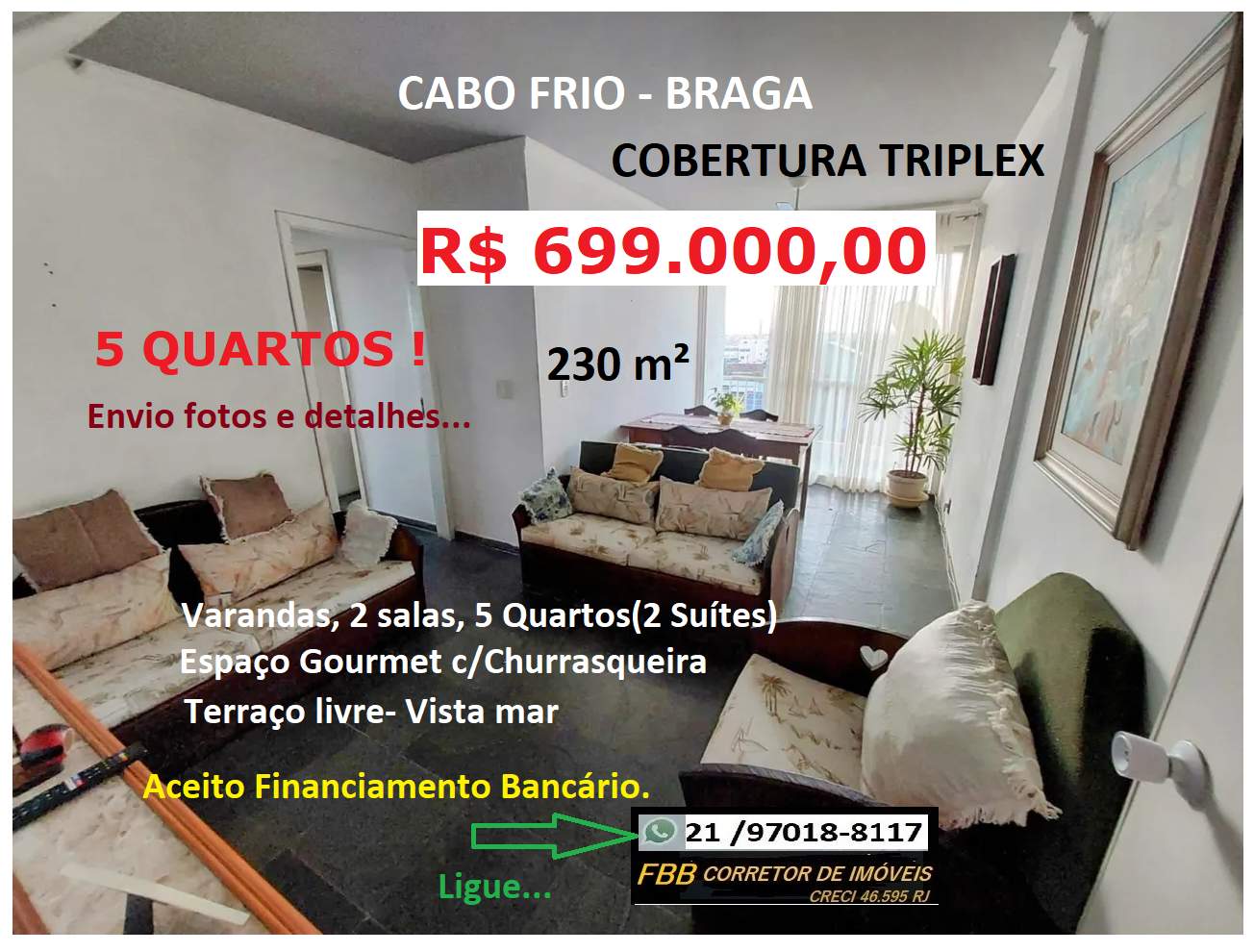 Apartamento para Venda - Cabo Frio, Braga