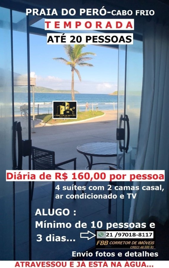 Casa para Temporada em Cabo Frio, Per
