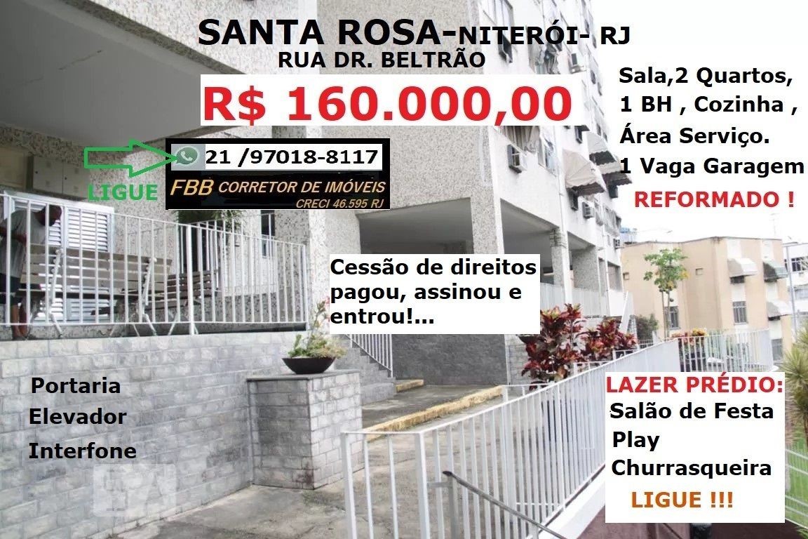 Apartamento para Venda - Niter�i, Santa Rosa