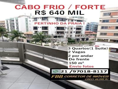 Apartamento para Venda, em Cabo Frio, bairro Algodoal, 3 dormitrios, 3 banheiros, 1 sute, 2 vagas