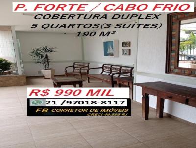 Cobertura para Venda, em Cabo Frio, bairro Vila Nova, 5 dormitrios, 4 banheiros, 3 sutes, 1 vaga