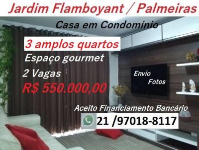 Casa em Condomnio para Venda, em Cabo Frio, bairro Jardim Flamboyant, 3 dormitrios, 2 banheiros, 2 vagas