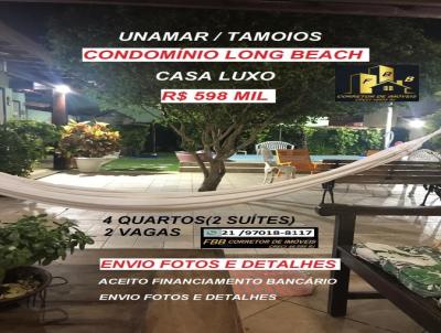 Casa em Condomnio para Venda, em Cabo Frio, bairro Tamoios, 4 dormitrios, 3 banheiros, 2 sutes, 2 vagas