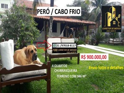 Casa para Venda, em Cabo Frio, bairro Per, 4 dormitrios, 3 banheiros, 9 vagas