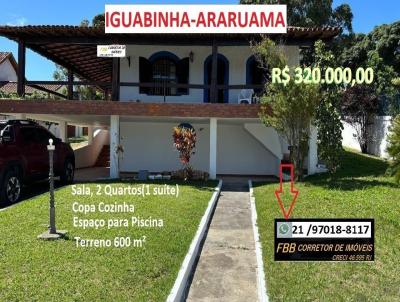 Casa para Venda, em Araruama, bairro Iguabinha, 2 dormitrios, 3 banheiros, 1 sute, 4 vagas