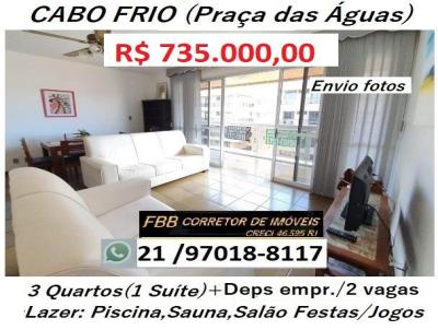 Apartamento para Venda, em Cabo Frio, bairro Vila Nova, 3 dormitrios, 2 banheiros, 1 sute, 2 vagas