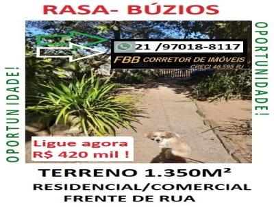 Terreno Urbano para Venda, em Armao dos Bzios, bairro Rasa, 2 banheiros, 5 vagas