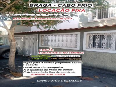 Casa para Locao, em Cabo Frio, bairro Braga, 5 dormitrios, 2 banheiros, 3 vagas