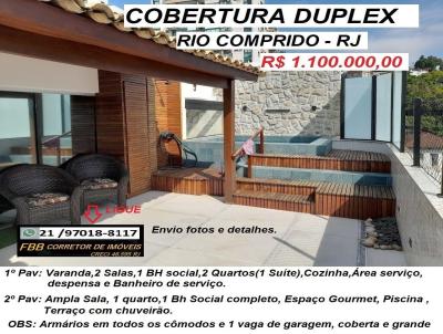 Cobertura Duplex para Venda, em Rio de Janeiro, bairro Rio Comprido, 3 dormitrios, 4 banheiros, 1 sute, 1 vaga