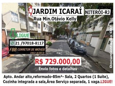 Apartamento para Venda, em Niter�i, bairro Jardim Icara�, 2 dormit�rios, 2 banheiros, 1 su�te, 1 vaga