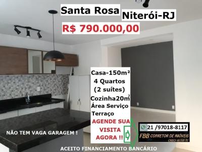 Casas de Vila para Venda, em Niter�i, bairro Santa Rosa, 4 dormit�rios, 3 banheiros, 2 su�tes