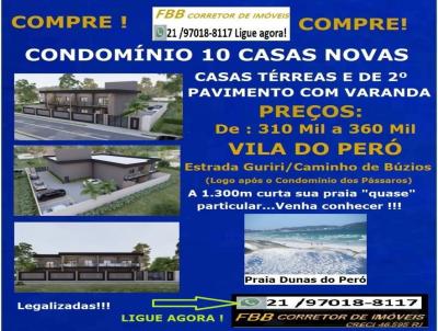 Casa em Condom�nio para Venda, em Cabo Frio, bairro Vila do Per�, 2 dormit�rios, 1 banheiro, 1 su�te, 1 vaga