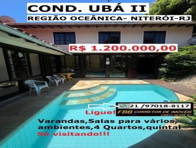 Casa em Condom�nio para Venda, em Niter�i, bairro Engenho do Mato, 4 dormit�rios, 4 banheiros, 2 su�tes, 4 vagas