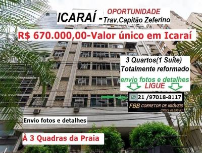 Apartamento para Venda, em , bairro Icara�, 3 dormit�rios, 2 banheiros, 1 su�te