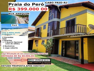 Casa em Condom�nio para Venda, em Cabo Frio, bairro Per�, 2 dormit�rios, 2 banheiros, 2 vagas