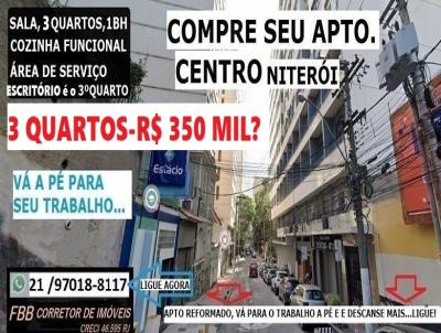 Apartamento para Venda, em Niter�i, bairro Centro, 2 dormit�rios, 1 banheiro