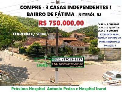 Casa para Venda, em Niter�i, bairro F�tima, 7 dormit�rios, 4 banheiros, 10 vagas