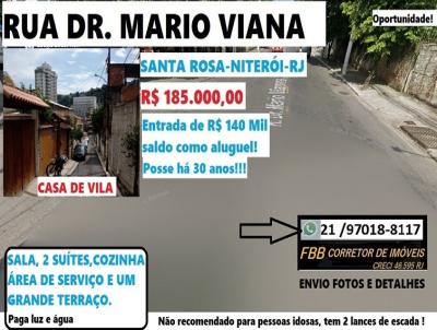 Casas de Vila para Venda, em Niter�i, bairro Santa Rosa, 2 dormit�rios, 2 banheiros, 2 su�tes