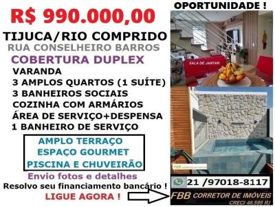 Cobertura Duplex para Venda na cidade de Rio de Janeiro no bairro Rio Comprido