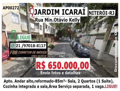 Apartamento para Venda, em Niter�i, bairro Jardim Icara�, 2 dormit�rios, 2 banheiros, 1 su�te, 1 vaga