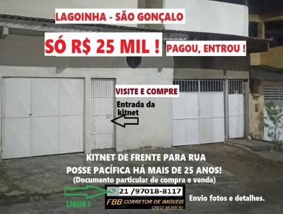 Kitnet para Venda, em S�o Gon�alo, bairro Lagoinha, 1 dormit�rio, 1 banheiro